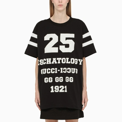 Gucci Black T-shirt '25  Eschatology E  Loved' T-shirt