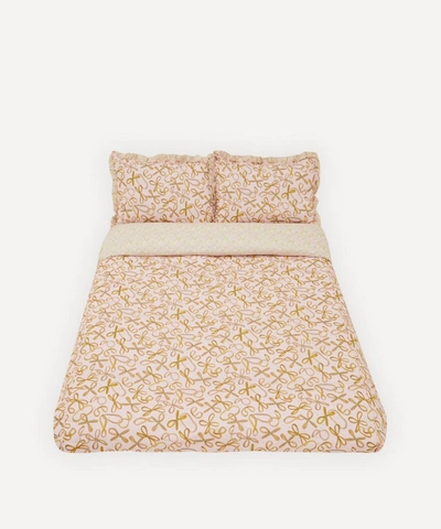 Coco & Wolf Rubberband Man And Primrose Path Super King Duvet Cover Set In Pink
