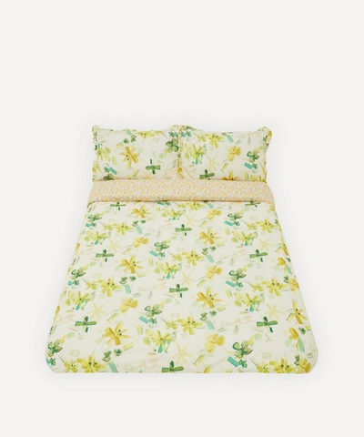 Coco & Wolf Hello Hooligan And Betsy Super King Duvet Cover Set In Green