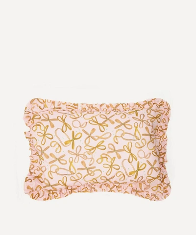 Coco & Wolf Rubberband Man And Primrose Path Frill Edge Pillowcases Set Of Two In Pink