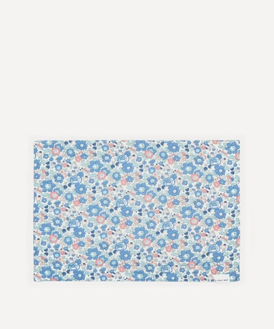 Coco & Wolf Betsy And Amelie Stitch Edge Placemat In Blue