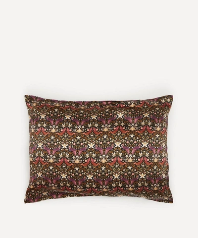 Coco & Wolf Forbidden Orchard Silk Satin Pillowcases Set Of Two In Multicoloured