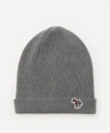 Ps By Paul Smith Ps Paul Smith Zebra Logo Beanie In Grey
