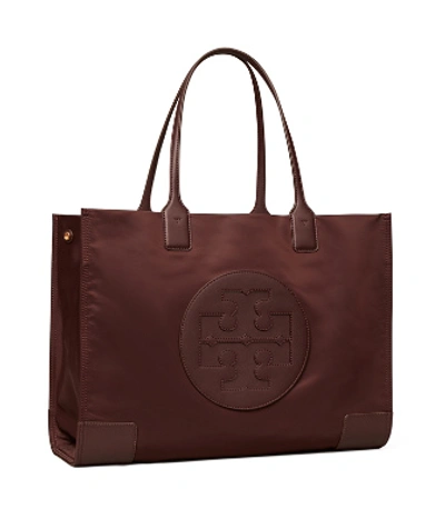 Tory Burch Ella Tote Bag In Tempranillo