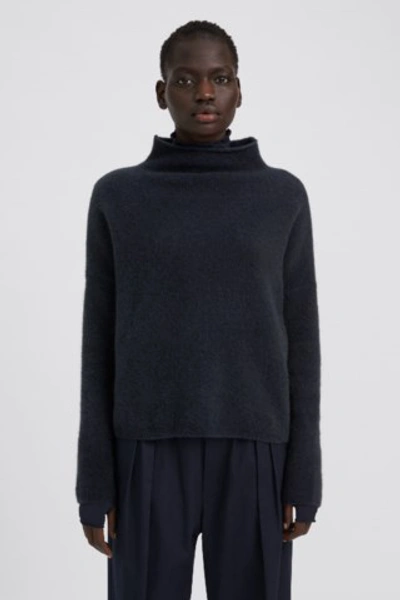 Filippa K Mika Yak Funnelneck Sweater In Navy ModeSens