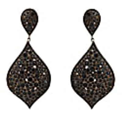 Latelita Arabian Nights Drop Earrings Black