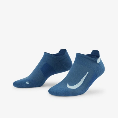 Nike Multiplier Running No-show Socks In Multi-color