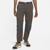 Nike Acg "smith Summit" Men's Cargo Pants In Velvet Brown,dark Smoke Grey,campfire Orange