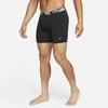 Nike Dri-fit Essential 3-pack Stretch Cotton Boxer Briefs In Multicolor