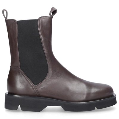 Pomme D'or Chelsea Boots 1289c Calfskin In Grey