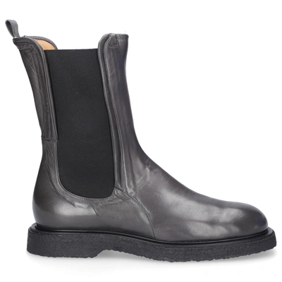 Pomme D'or Chelsea Boots 0337 Calfskin In Grey