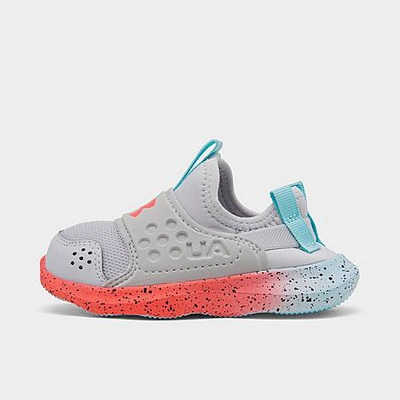 Under Armour Babies'  Girls' Toddler Runplay Fade Slip-on Running Shoes In Halo Grey/brilliance