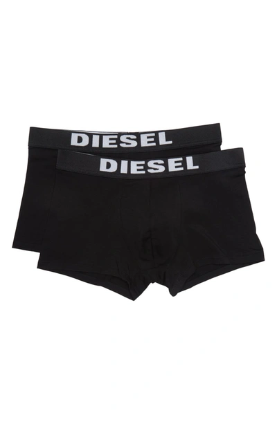 Diesel Boxer Briefs In Black./ Black