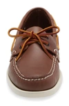 Sebago Portland Boat Shoe In Brown/brown/brown