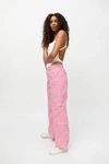 Urban Outfitters Bdg Y2k Low Rise Cargo Pant In Pink