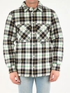 MARCELO BURLON COUNTY OF MILAN PADDED CHECKED SHIRT,CMEA160F21FAB0010410