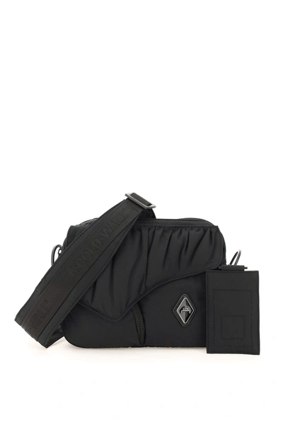 A-cold-wall* Black Diamond Padded Cross Body Bag In Black (black)