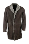 BARBA NAPOLI BARBA NAPOLI SINGLE-BREASTED SHEARLING SHEEPSKIN COAT WITH BUTTON CLOSURE AND SIDE POCKETS,SPEED MT700 .0001