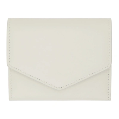 Maison Margiela Off-white Envelope Wallet In T2003 Greige