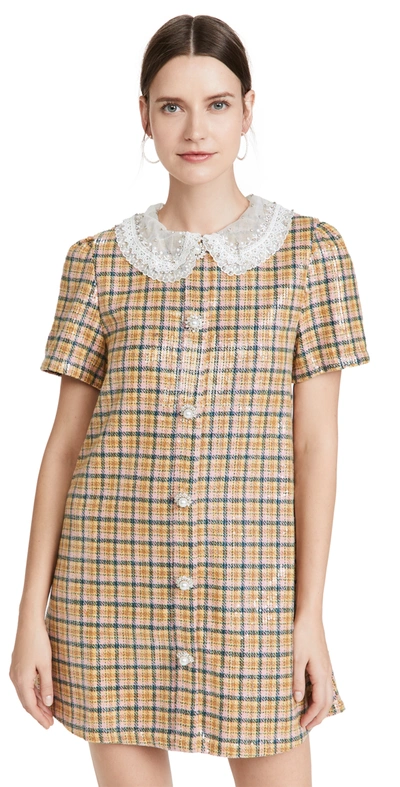 sister jane confetti tweed mini dress Sister Jane Dream Meadow Tweed Dress, Cream