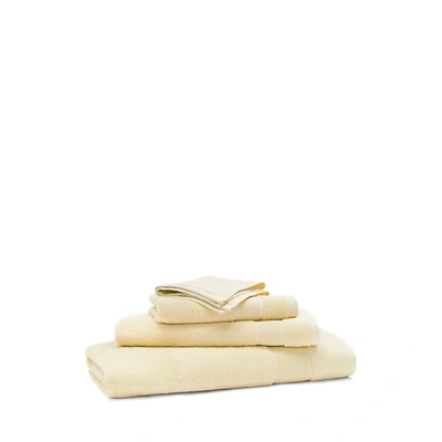 Ralph Lauren Sanders Bath Towels & Mat In Solid Flax