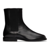 Maison Margiela Tabi Leather Chelsea Boots In T8013 Black