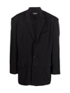 BALENCIAGA SINGLE-BREASTED TAILORED BLAZER,17141826