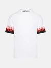 Vision Of Super Flame-detail Short-sleeved T-shirt In White