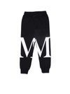 Msgm Logo-print Cotton Track Pants In Black