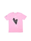 Msgm Teen Dreamer Slogan-print Cotton T-shirt In Pink