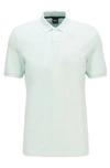 Hugo Boss - Regular Fit Polo Shirt In Pima Cotton Piqu - Light Green