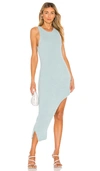 Bardot The Fluffy Knit Dress In Baby Blue