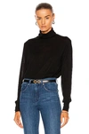 Nili Lotan Atwood Alpaca-blend Turtleneck Sweater In Black