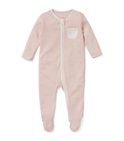 Mori Babies'  Clever Zip All-in-one (0-18 Months) In Pink