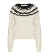 VALENTINO WOOL CABLE-KNIT jumper,17196288