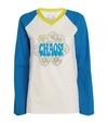 NATASHA ZINKO CHAOS PRINT RAGLAN T-SHIRT,17202140