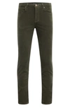 Monfrere Brando Slim Fit Velvet Jeans In Aberdeen