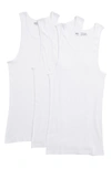 Nordstrom Rack Cotton Athletic Tank Top Undershirt In White