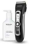 BROCCHI GROOMING TRIMMER & MOISTURIZING SHAVE LOTION BUNDLE DIGITAL TRIMMER & MOISTURIZING SHAVE LOTION