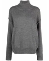 Palm Angels Pxp Patch Detail Jumper In Grey White