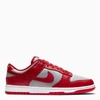 Nike White/red Dunk Low Retro Sneakers In ["red"/ "white"]