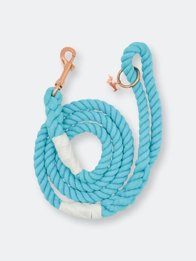Sassy Woof Rope Leash In Blue