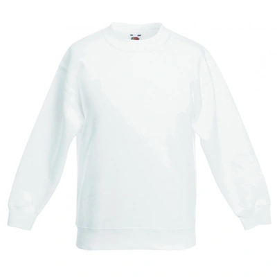 Fruit Of The Loom Kids Unisex Premium 70/30 Sweatshirt (pack Of 2) (white)