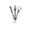Trespass Chomp Cutlery Set (silver) (one Size) In Grey
