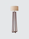 Adesso Quinn Floor Lamp In Walnut