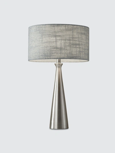 Adesso Linda Table Lamp In Brushed Steel