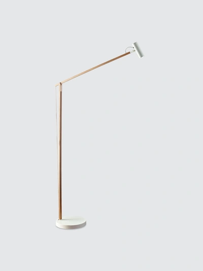 Adesso Ads360 Crane Led Floor Lamp In Natural