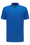 Hugo Boss - Regular Fit Polo Shirt In Pima Cotton Piqu - Blue