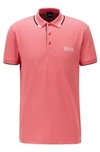 Hugo Boss - Active Stretch Golf Polo Shirt With S.caf - Light Red