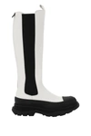 Alexander Mcqueen Tread Slick Zipped Boots In Mixed Colours